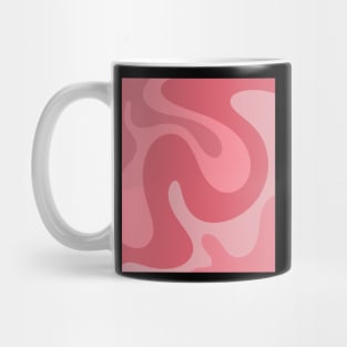 Pink drippy swirl marble pattern Mug